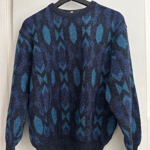 Rare 90's vintage wool sweater style chimayo Navajo. Size S. Unisex.